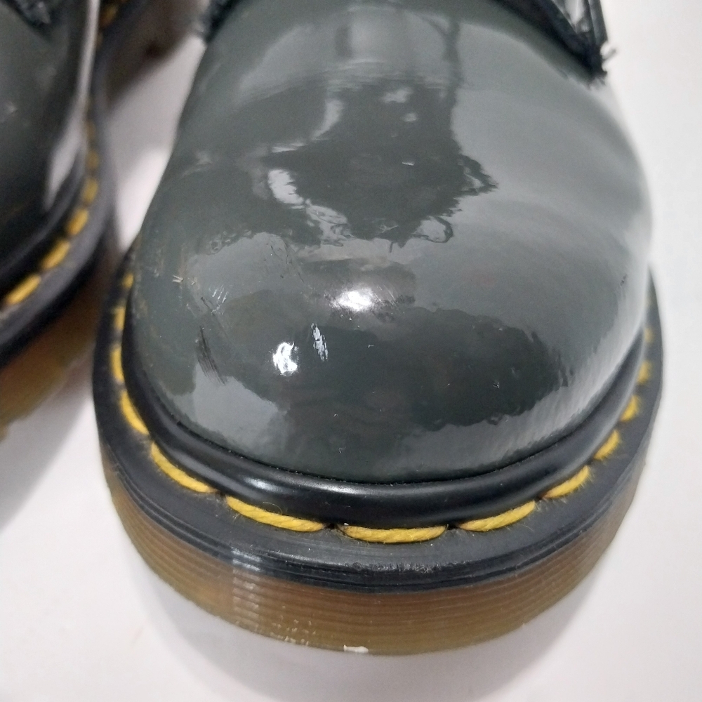 Dr Martens Patent Leather 11821 Combat‎ Boots, Size 7|EUR|38 - Picture 11 of 14